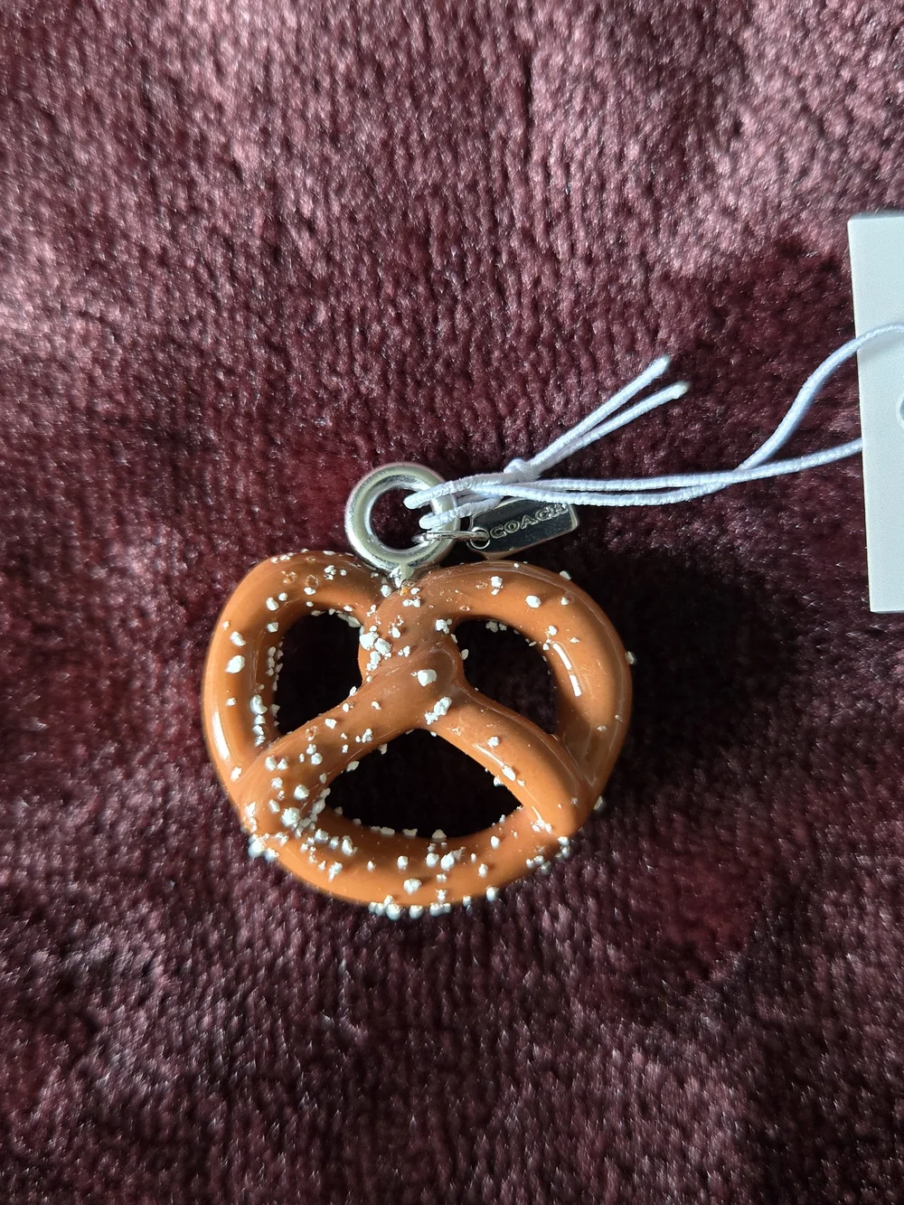 COACH Pretzel Shoe Charm Keychain Pair